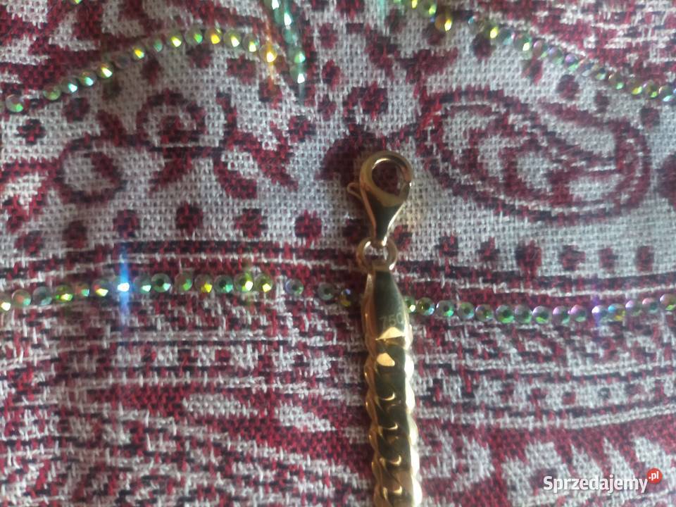 Łańcuszek złoto 18k próba 750 63 5054g wielkopolskie Poznań