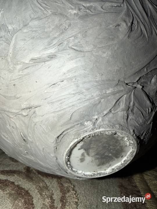 efektowna wielka lampa handmade ratan tworzywo Bystrzyca Kłodzka sprzedam