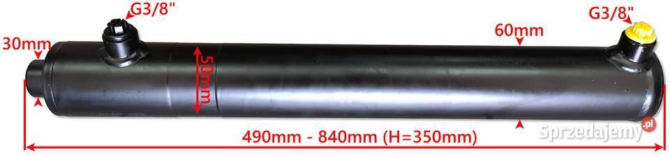 Siłownik Hydrauliczny SMTG 50x30 SKOK 350 2STR Solec Kujawski