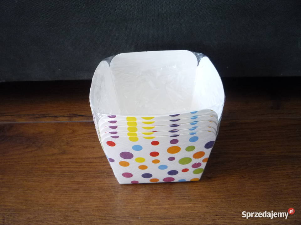 2 opakowania x 5 Pudełka papierowe na chipsy Szczecin