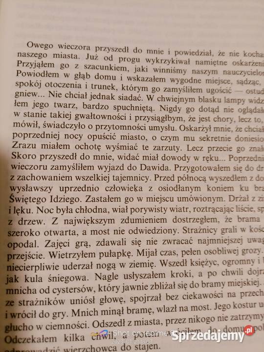 Szczypiorski Msza miasto Arras książki Warszawa mazowieckie sprzedam