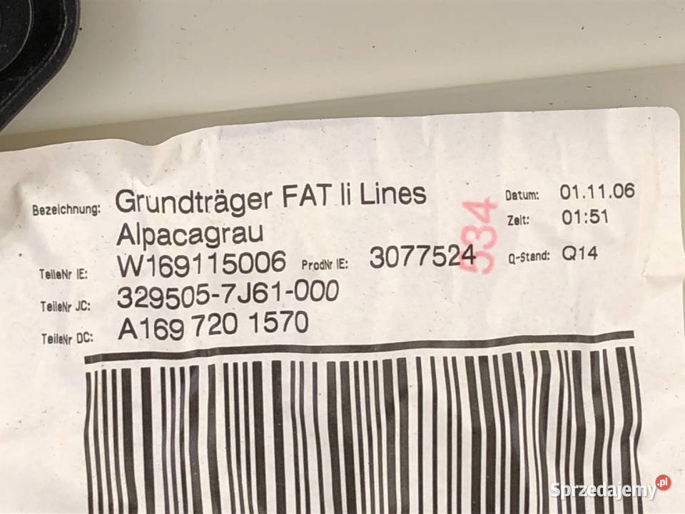 BOCZEK DRZWI LEWY PRZÓD MERCEDES W245 Hatchback Tapicerki samochodowe