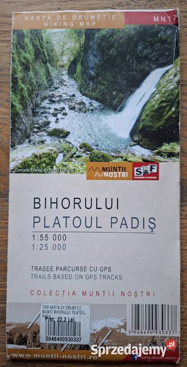 Rumunia Hiking Map Haarta de Drumetie 125 000 29 Kraków