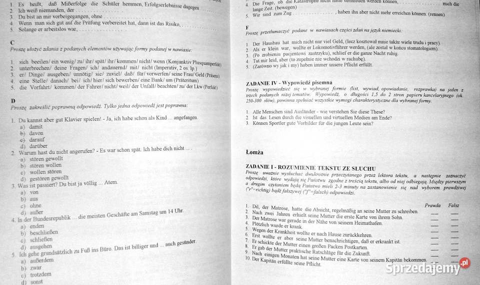 Tematy i zagadnienia maturalne z języka Rok wydania 1997