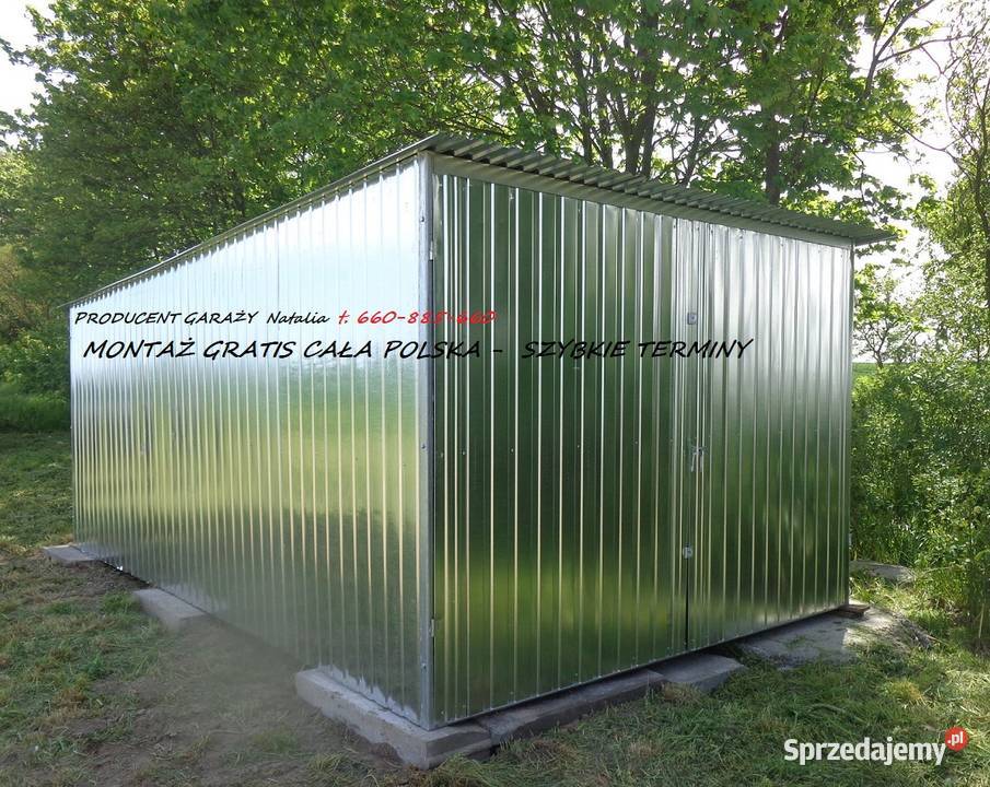 Garaż blaszany 3x5 Garaże blaszane Cała Polska Pozostałe Siedlce sprzedam