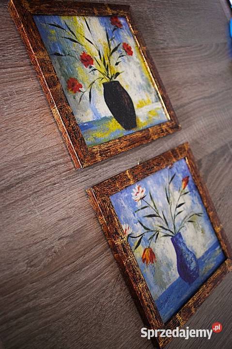Martwa natura dwie małe reprodukcje w ramkach