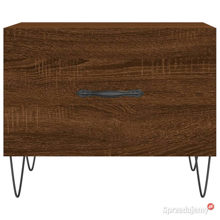 Stoliki kawowe 2 brązowy dąb 50x50x40 WM829395 sprzedam