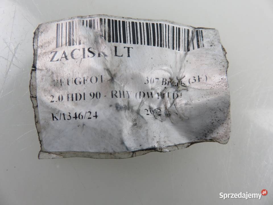 ZACISK LEWY TYŁ PEUGEOT 307 20 HDI 90 RHY