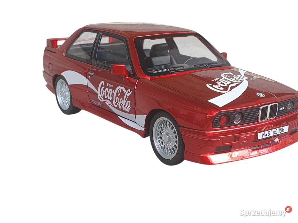 Model samochodu BMW E30 M3 CocaCola Classic 124 śląskie Cieszyn