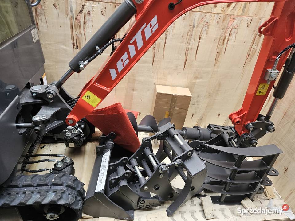 NOWA Minikoparka LEITE 12t Kabina Joysticki łódzkie Skierniewice