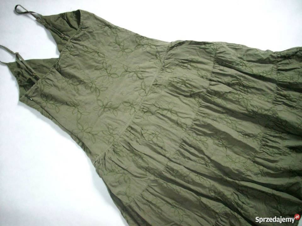 Inwear SUKIENKA hafty falbany khakiJ NOWA 36 S małopolskie Nowy Sącz