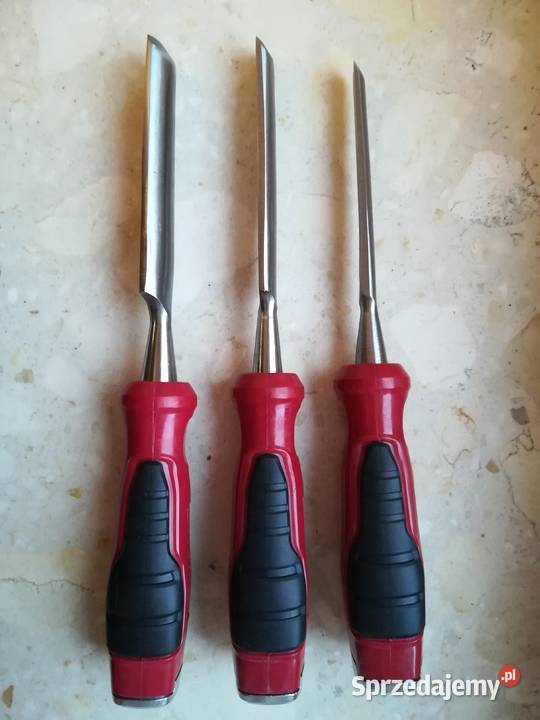 Dłuta żłobniki 3 elementy zestaw wielkopolskie Poznań sprzedam