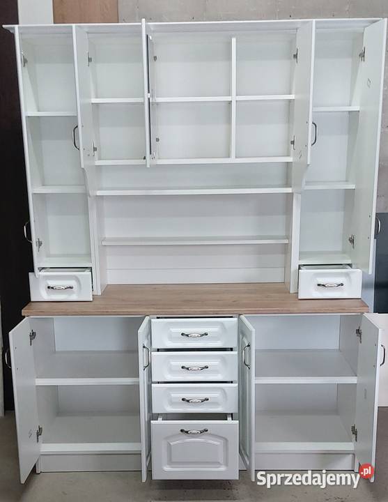 MEBLE KUCHENNE Kredens portal biały 160 m długi 160cm Radomsko