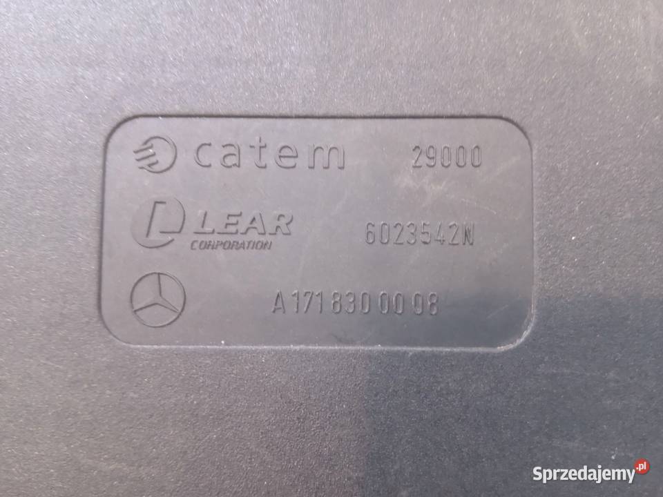DMUCHAWA WENTYLATOR FOTELA MERCEDES SLK W171 osobowe Nowy Tomyśl