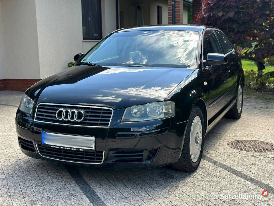 Audi A3 3drzwiowe Audi A3 8P 16 MPI 101 Czarna Audi Wrocław sprzedam