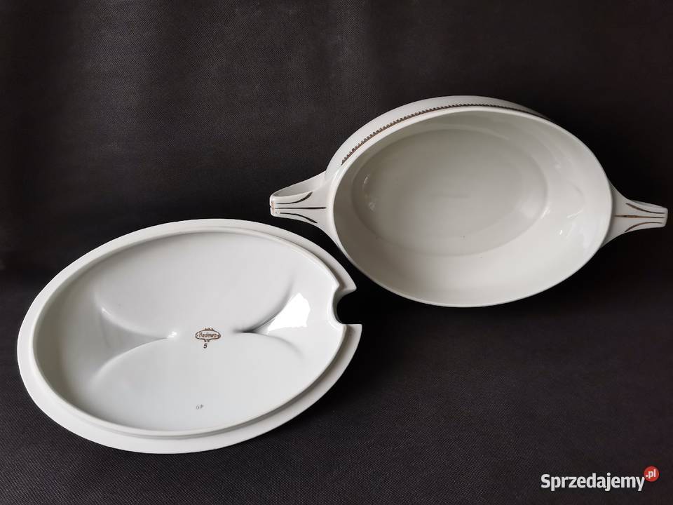 Stara przedwojenna nieużywana waza porcelana Katowice