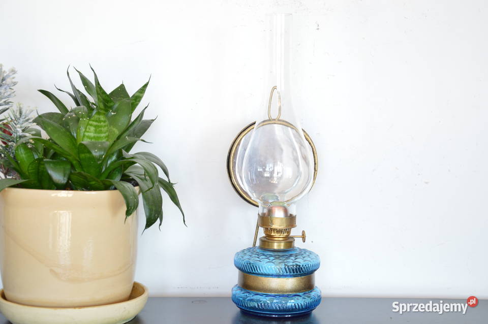 lampa naftowa wisząca stojąca z lusterkiem śląskie Jastrzębie-Zdrój