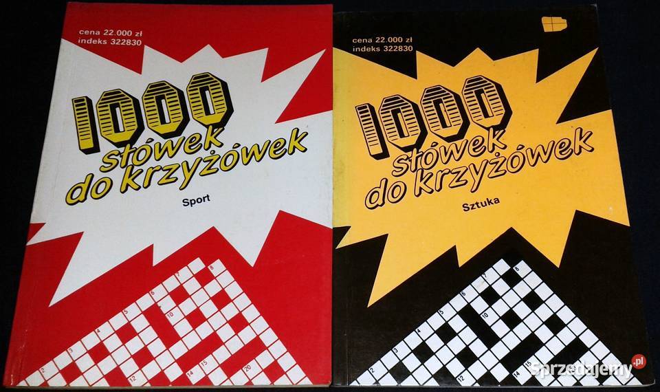 1000 słówek do krzyżówek 8 części Książki i Podręczniki lubelskie Chełm