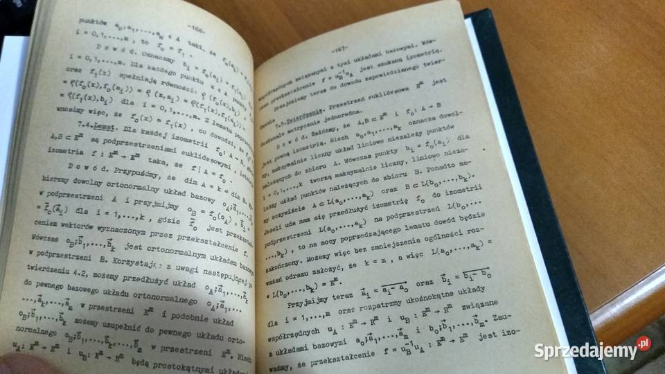 Geometria z elementami topologii i algebry matematyka Gdańsk