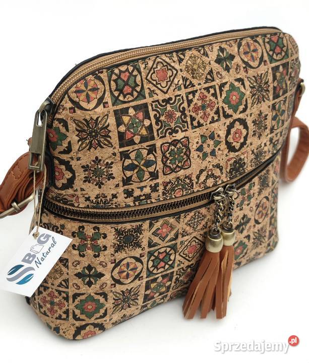 Torebka korkowa listonoszka chwost korek Listonoszka Torby i torebki Moda i Styl Chełmek
