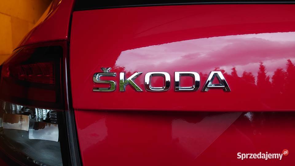 Logo znaczek Skoda VRS oryginał 5E0853687R Pozostałe