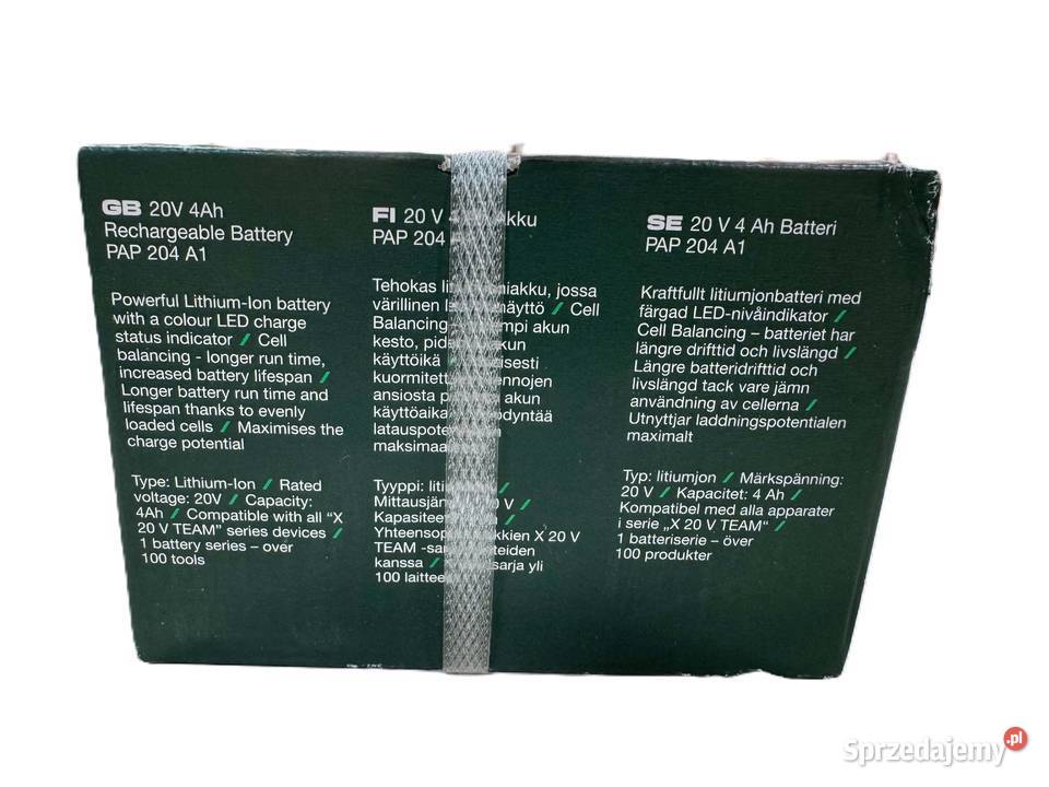 Akumulator LiIon Parkside 20 V 4 Ah PAP 204 A1 Elbląg