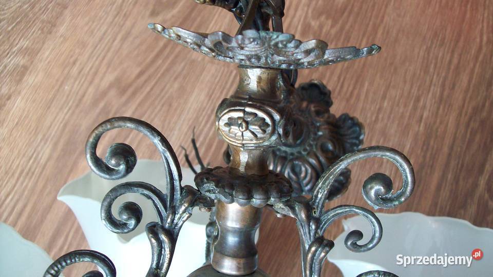 Podsufitowa stylowa lampa pięcioramienna z Reda