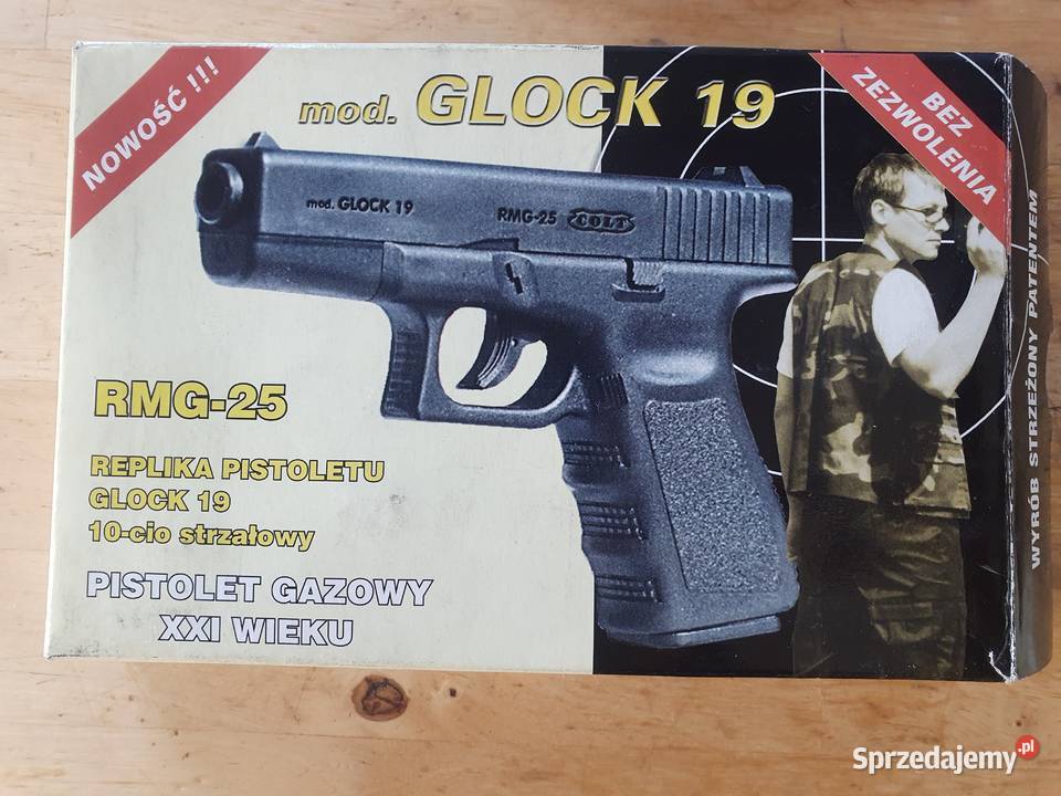 Pistolet sportowy Glock 19 gazowy małopolskie Andrychów sprzedam