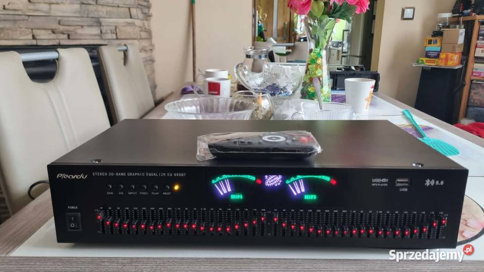 Korektor 40 pasm 2x20Band Bluetooth USB EQ 666BT łódzkie Warta
