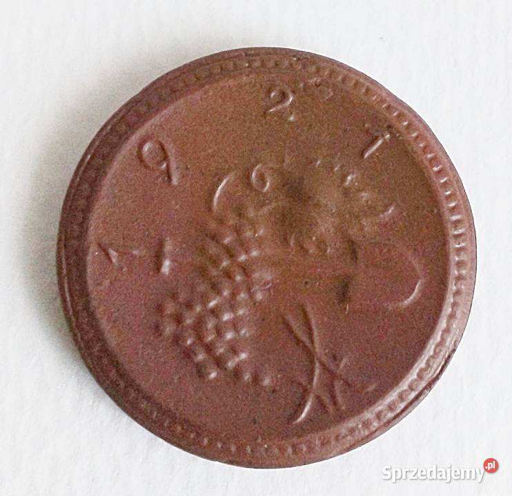 50 PFENNING1921 r SACHSEN PORCELANA ŁADNA RZADKA