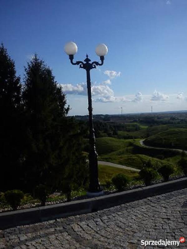 LAMPA ŻELIWNA ULICZNA LATARNIA TARAS OŚWIETLENIE