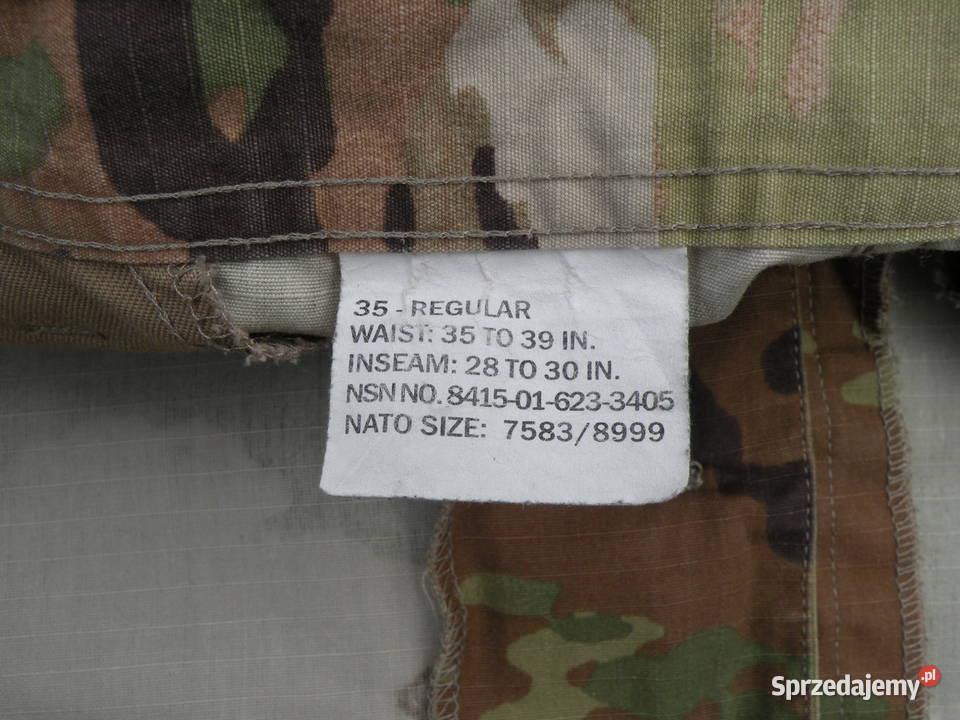 Spodnie ACU multicam OCP 35 reguar FEMALE Antyki, Sztuka, Kolekcje Wrocław