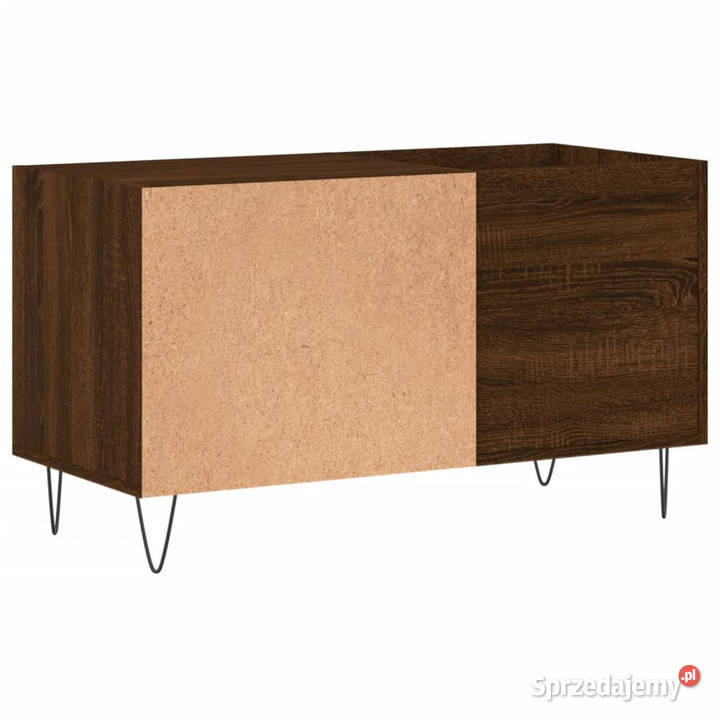 Szafka na płyty brązowy dąb 85x38x48 WM831707 Pozostałe Pozostałe