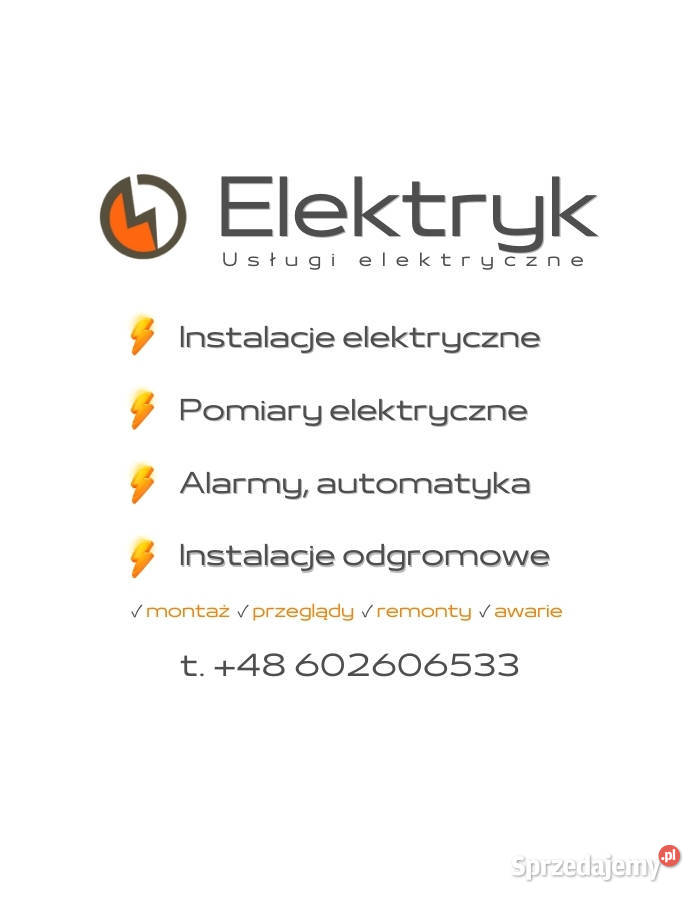 Elektryk instalacje elektryczne Warszawa i mazowieckie