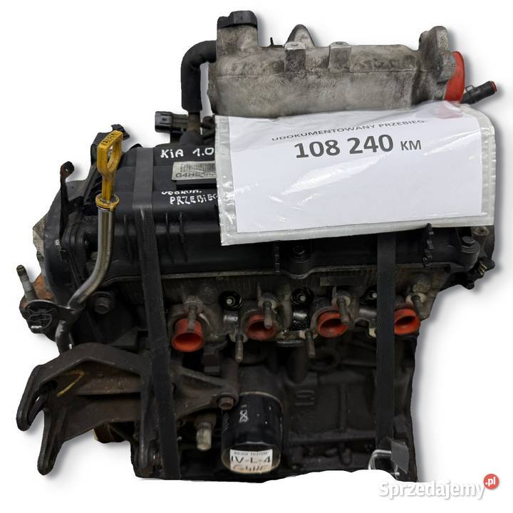 SILNIK G4HE Kia Picanto 10 12V benzyna kompletny Silniki kompletne Motoryzacja Chełm