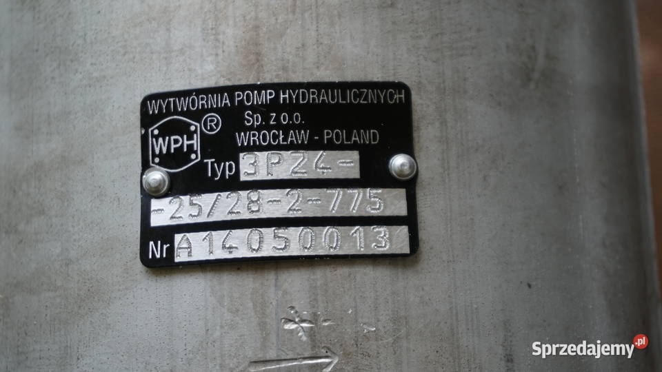Pompa hydrauliczna WPH 3PZ425282775 Hydraulika małopolskie Wadowice sprzedam