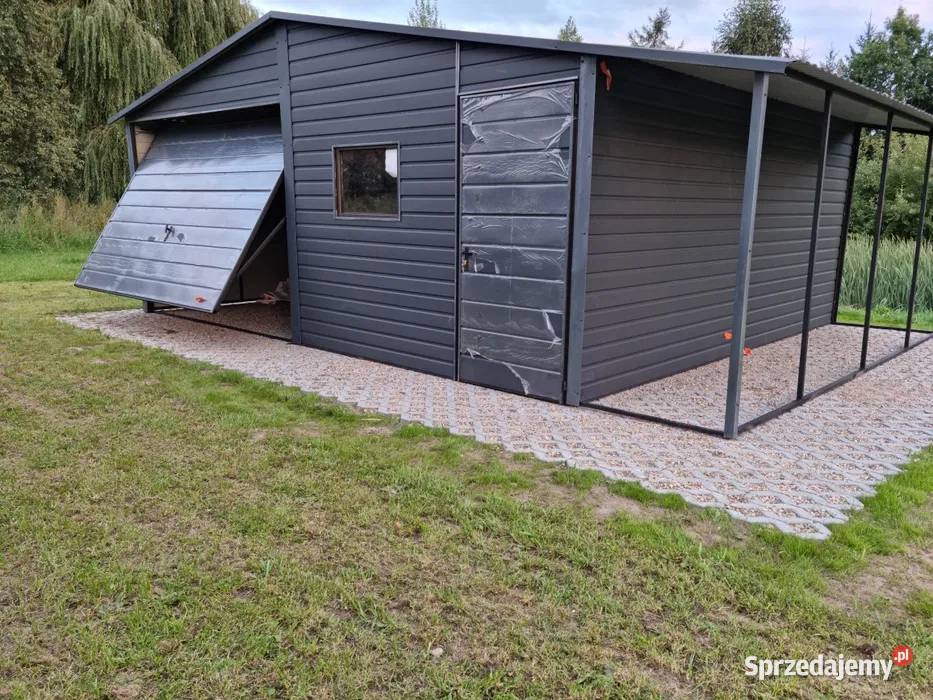 GARAŻ BLASZANY 3x5 Drewnopodobny GARAŻE BLASZANE Gniezno