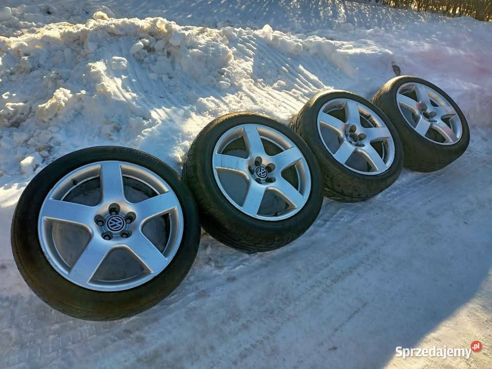 Alufelgi Koła Felgi R17 5x100 Golf IV Leon Średnica 17" Samochodowe Stara Wieś sprzedam