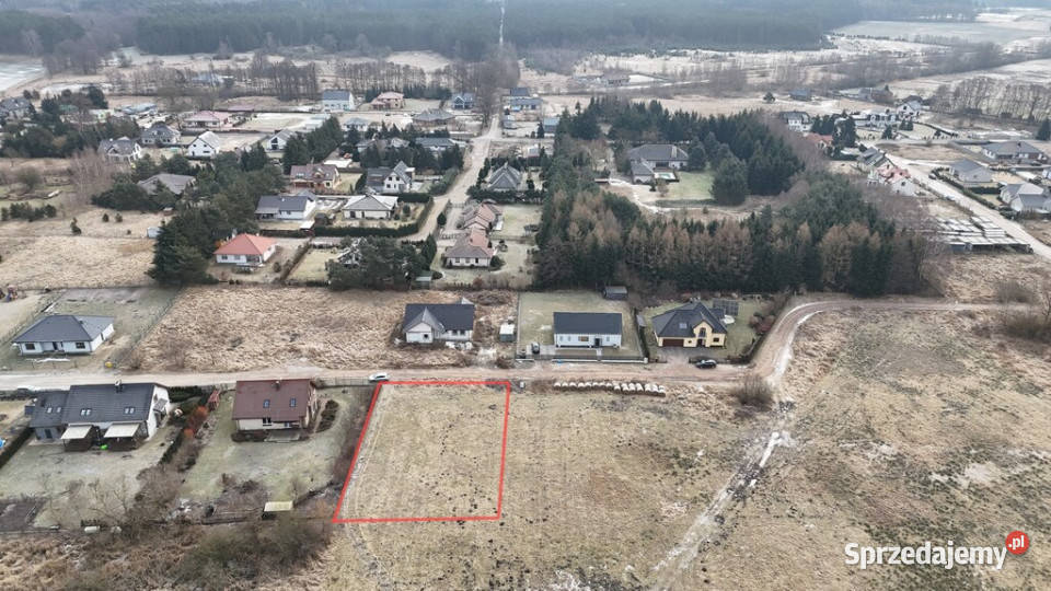 Działka budowlana 1222m Sławoszewo