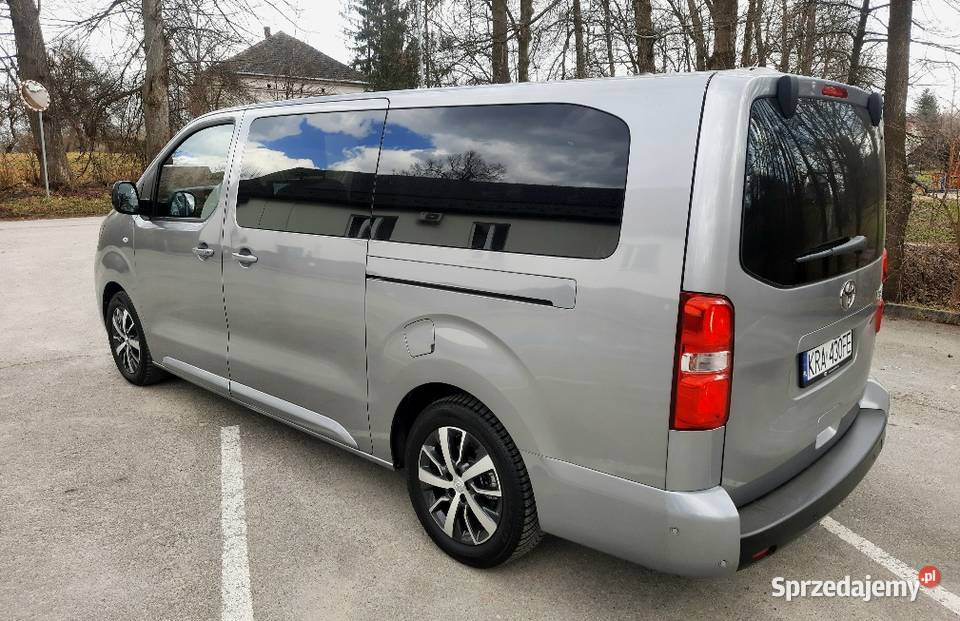 Toyota Proace Verso 8osób 20D4D177 Long VIP 9tkm czujnik deszczu małopolskie Jaśkowice