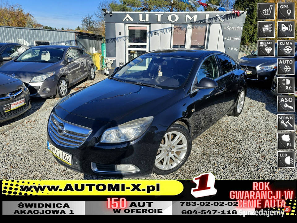Opel Insignia 20 cdti 160 SedanNAVILED GWARANCJA światła przeciwmgielne Świdnica