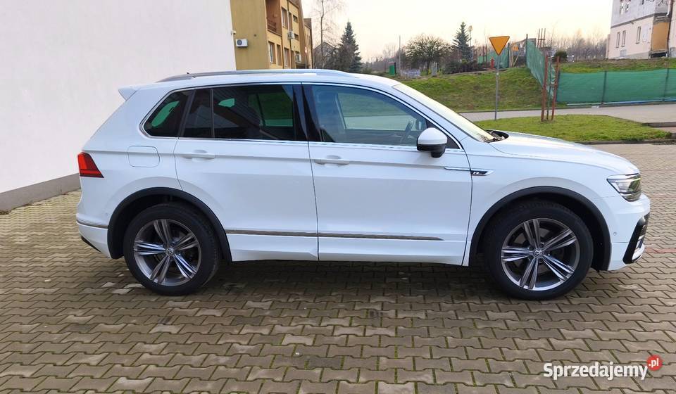 VW Tiguan II Rline 20 TDI 190 4x4 DSG przyciemniane szyby świętokrzyskie Starachowice sprzedam