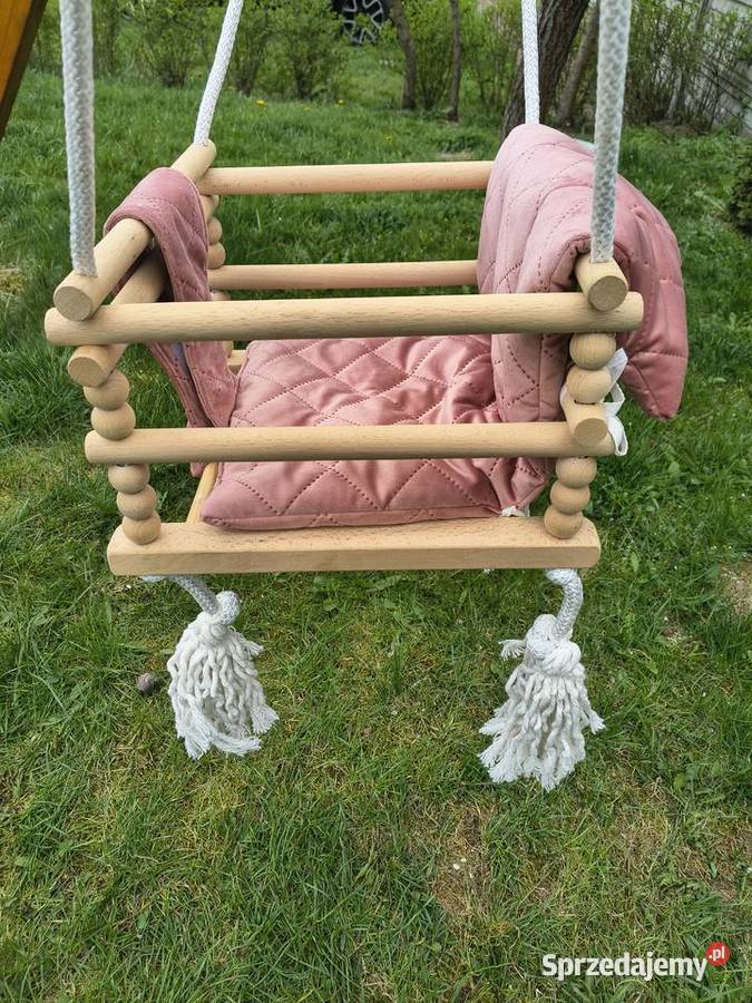 Huśtawka dziecięca welurowa łódzkie Łódź sprzedam