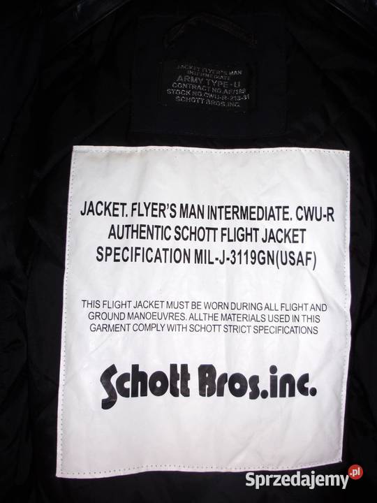 Flyers Schott IDEAŁ OKAZJA pomorskie Malbork sprzedam