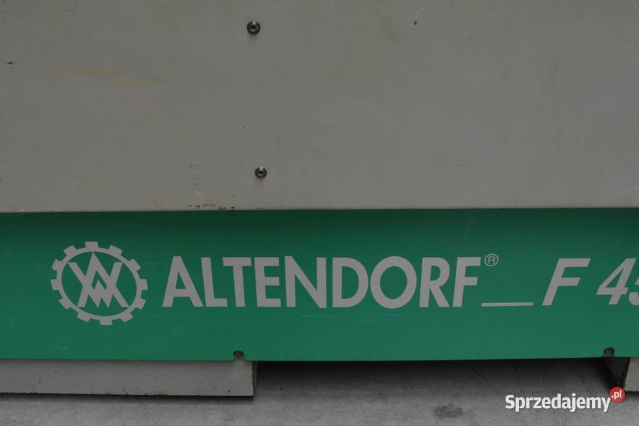 PILARKA FORMATOWA ALTENDORF F45 formatówka Biertowice