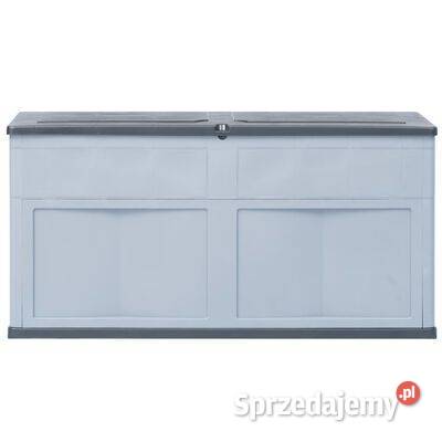 vidaXL Skrzynia ogrodowa 320 L szaroczarna45689 mazowieckie Warszawa
