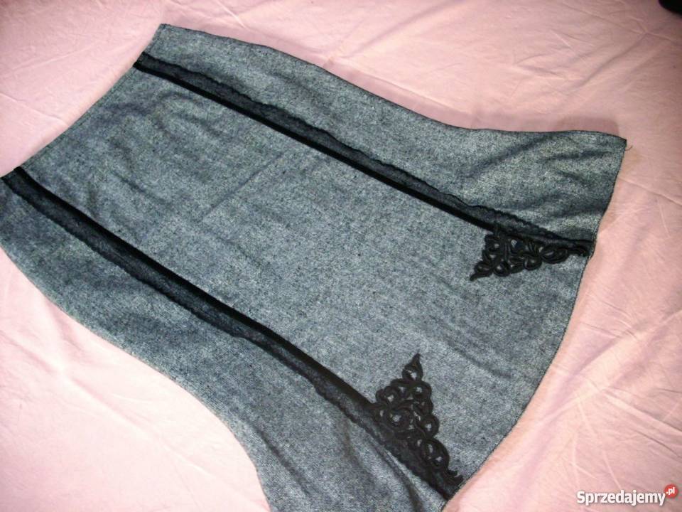 Spódnica Jesienna Tweed Koronka 30 M MIDI Rozmiar 38(M) Spódnice i sukienki Nowy Sącz