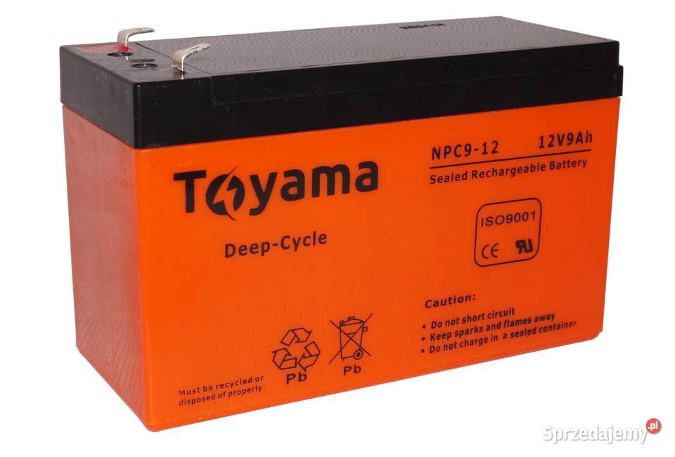 Akumulator żelowy Toyama NPC 9 12V 9 Ah AGM Deep Cycle