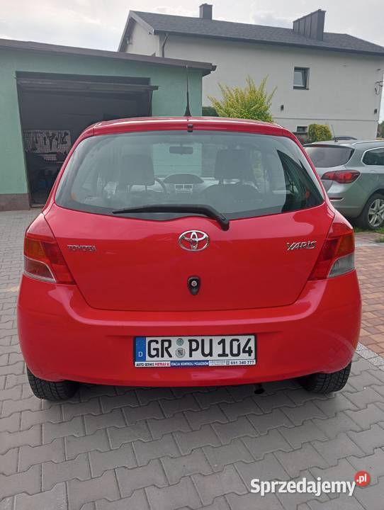 Toyota Yaris 13 101 2009r Stan benzyna Częstochowa sprzedam