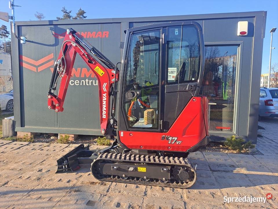 Minikoparka YANMAR SV17VT fabrycznie nowa 2022 r Rok produkcji 2022 Maszyny budowlane sprzedam